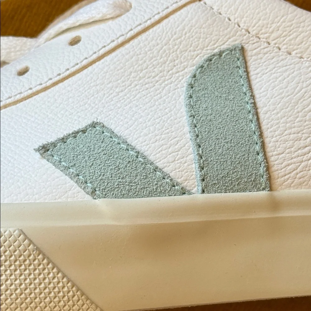 NEW $175 VEJA Campo Chromefree Matcha Leather Sneakers - Picture 5 of 13